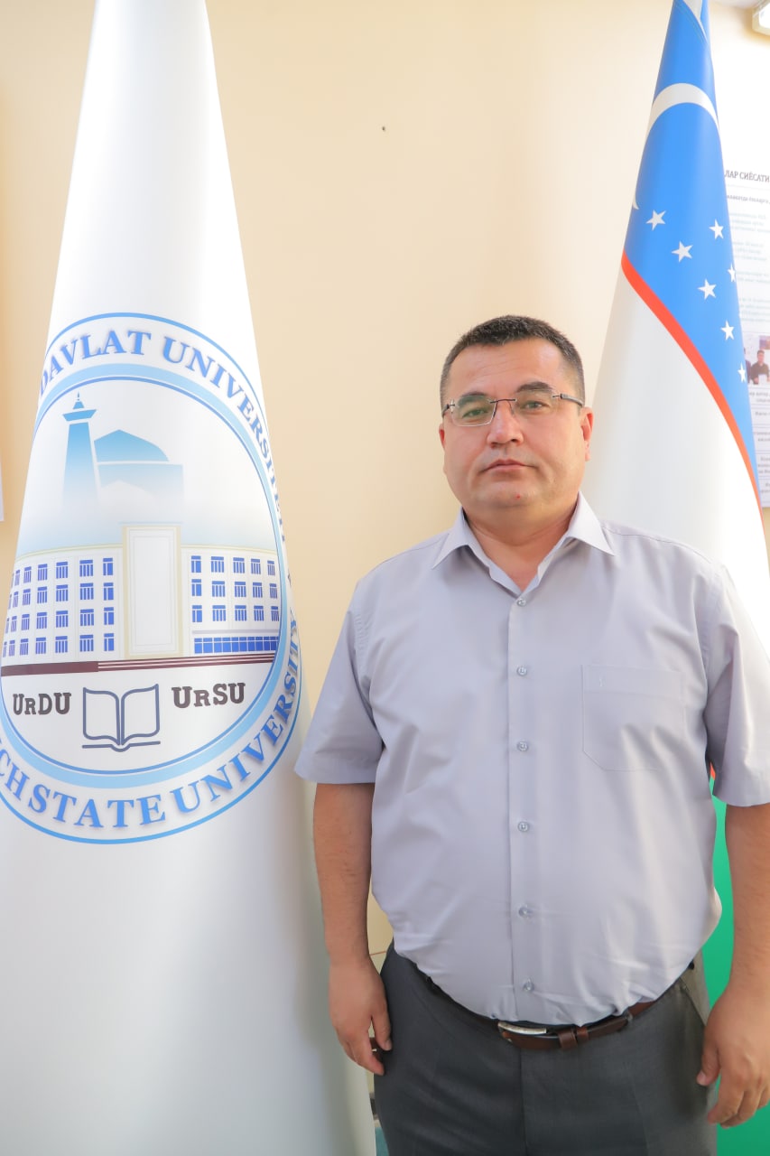 Urgench State University-G`ayipov Dilshod Qadambayevich