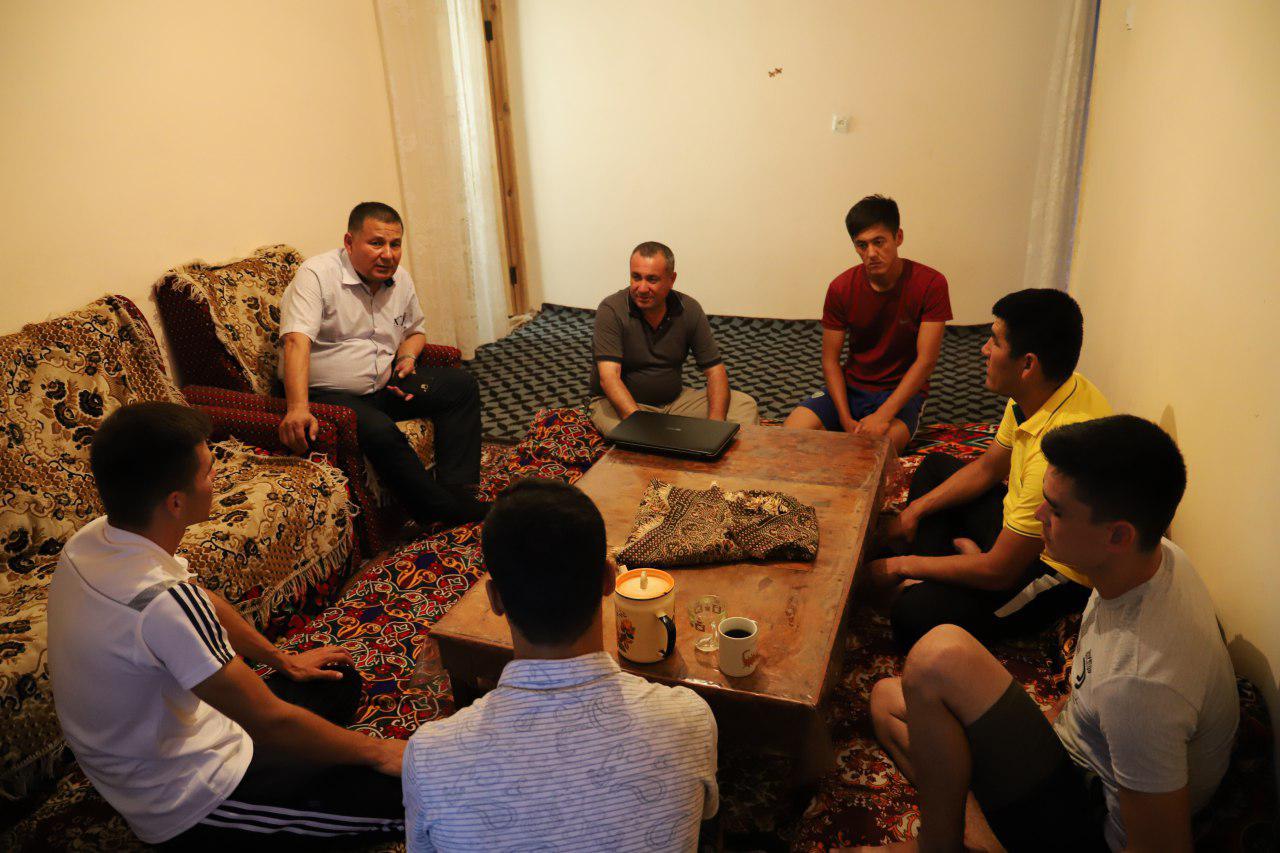 On July 17-19, 2019,  Rector of University B. Abdullaev and Deputy rector, S.Davletov visited the rented apartments of students.