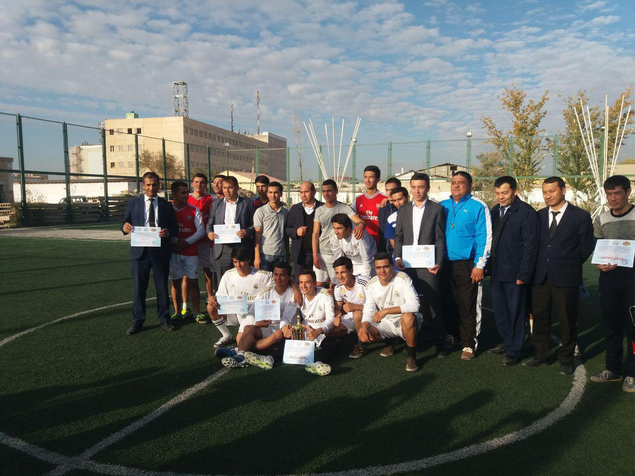 Соревнования по мини-футболу на факультете естественных наук по второму направлению 5-ой Инициативы, инициированной Президентом Республики Узбекистан