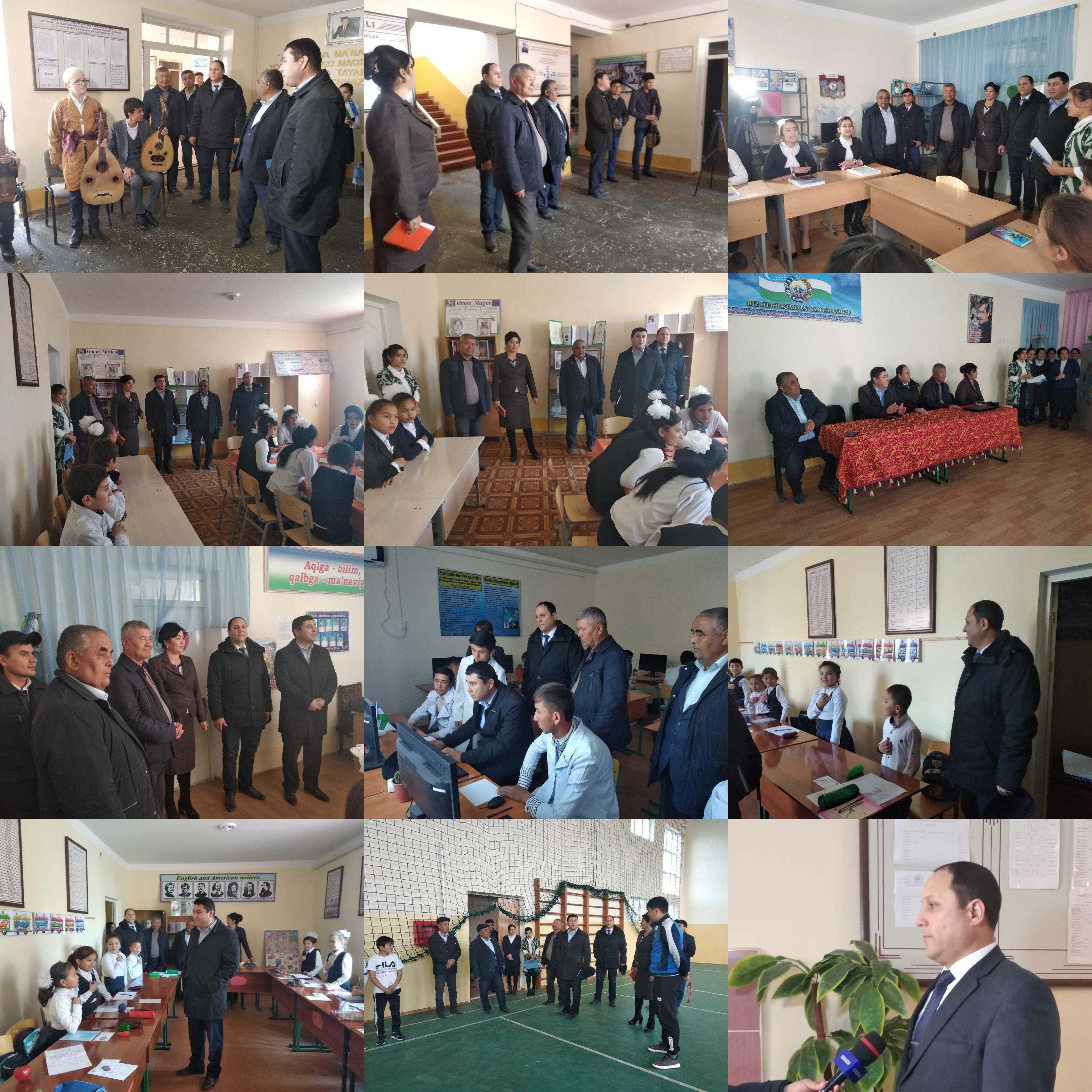 Conducts master-class on the initiative of the President of the Republic of Uzbekistan on integration of public education and higher education in school N31 in Yangibazar district