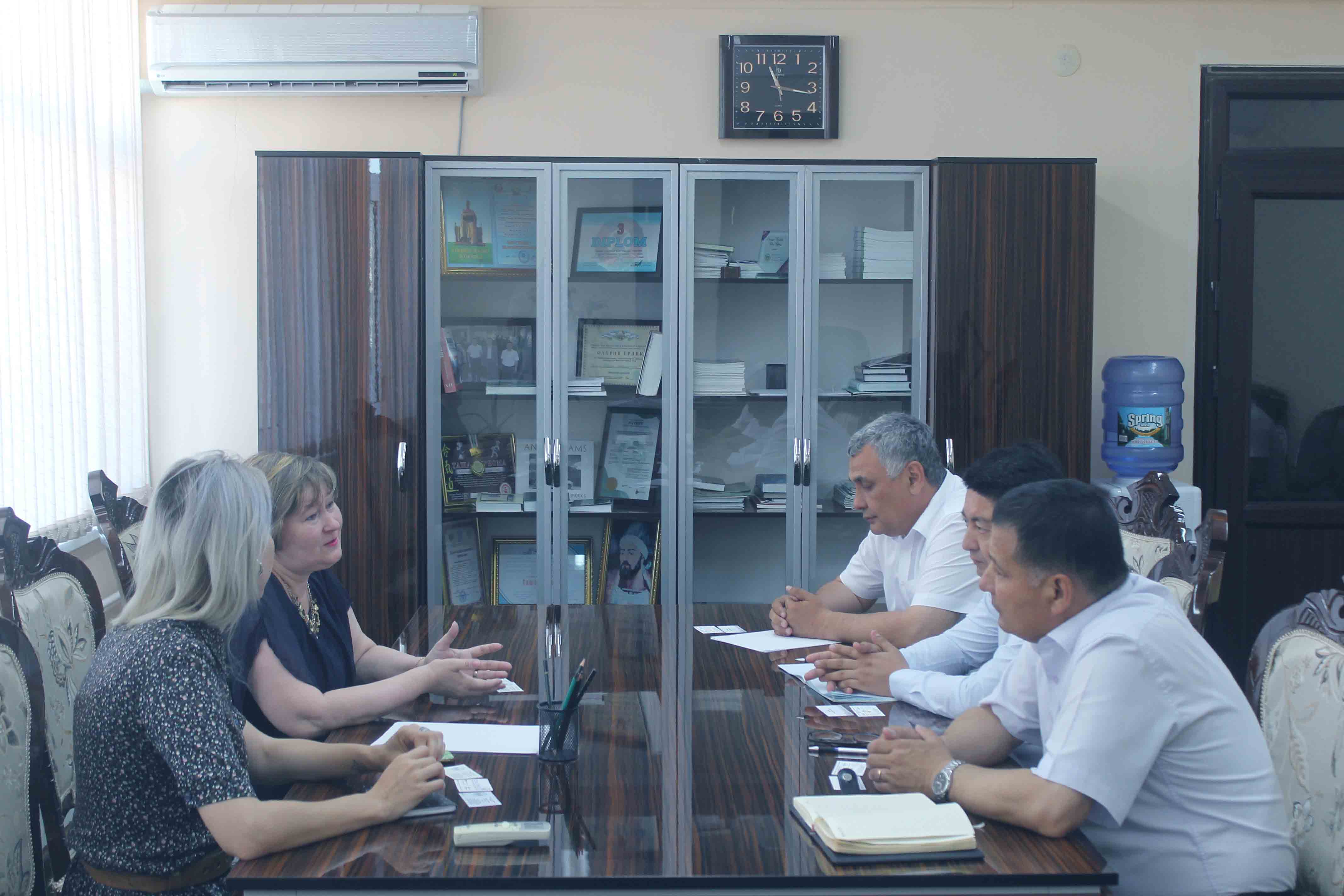 Employees of Astrakhan State Technical University arrived in Urgench State University