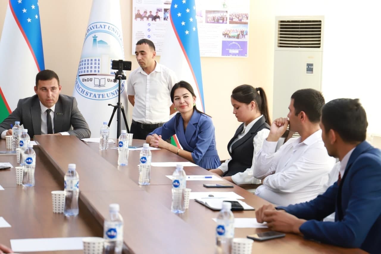 urdu.uz, Urganch davlat universitetida "Ta’lim dargohining  o‘tgan davrdagi faoliyati va istiqboldagi vazifalari: talabalar kengashi faoliyati misolida"  mavzusida  ochiq muloqot o‘tkazildi