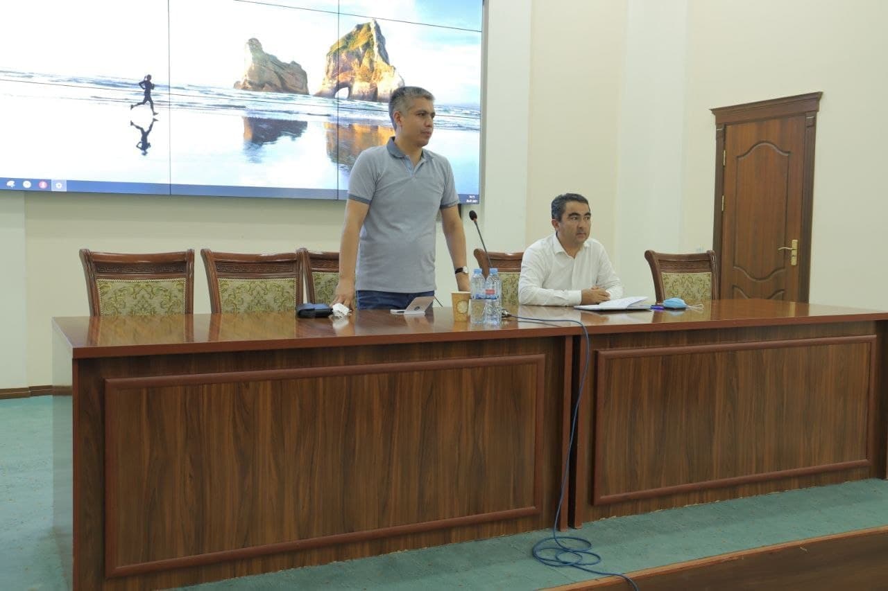 Vice-Minister of Higher and Secondary Special Education for Science and Innovations Khakimov Rakhimjon Rasuljonovich visited Urgench state university