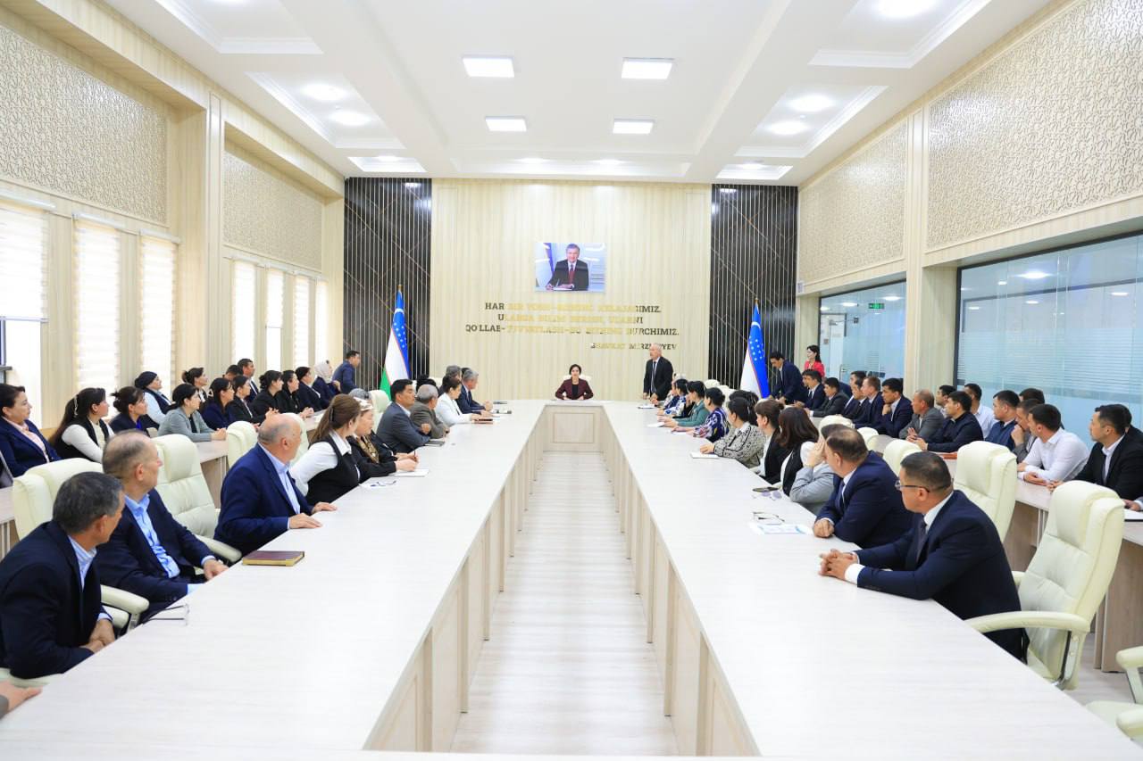 Rektorning fakultetlar jamoasi bilan uchrashuvlari davom etmoqda