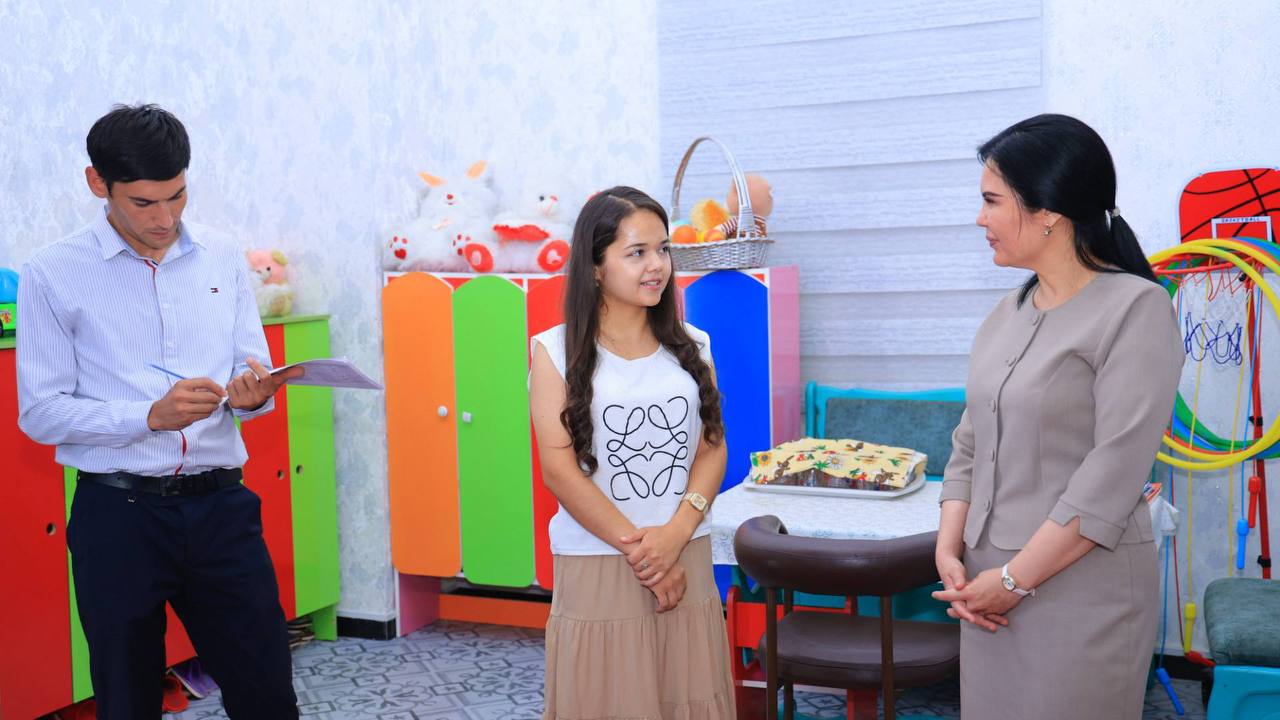 The rector visited a youth center assigned to him in Khiva