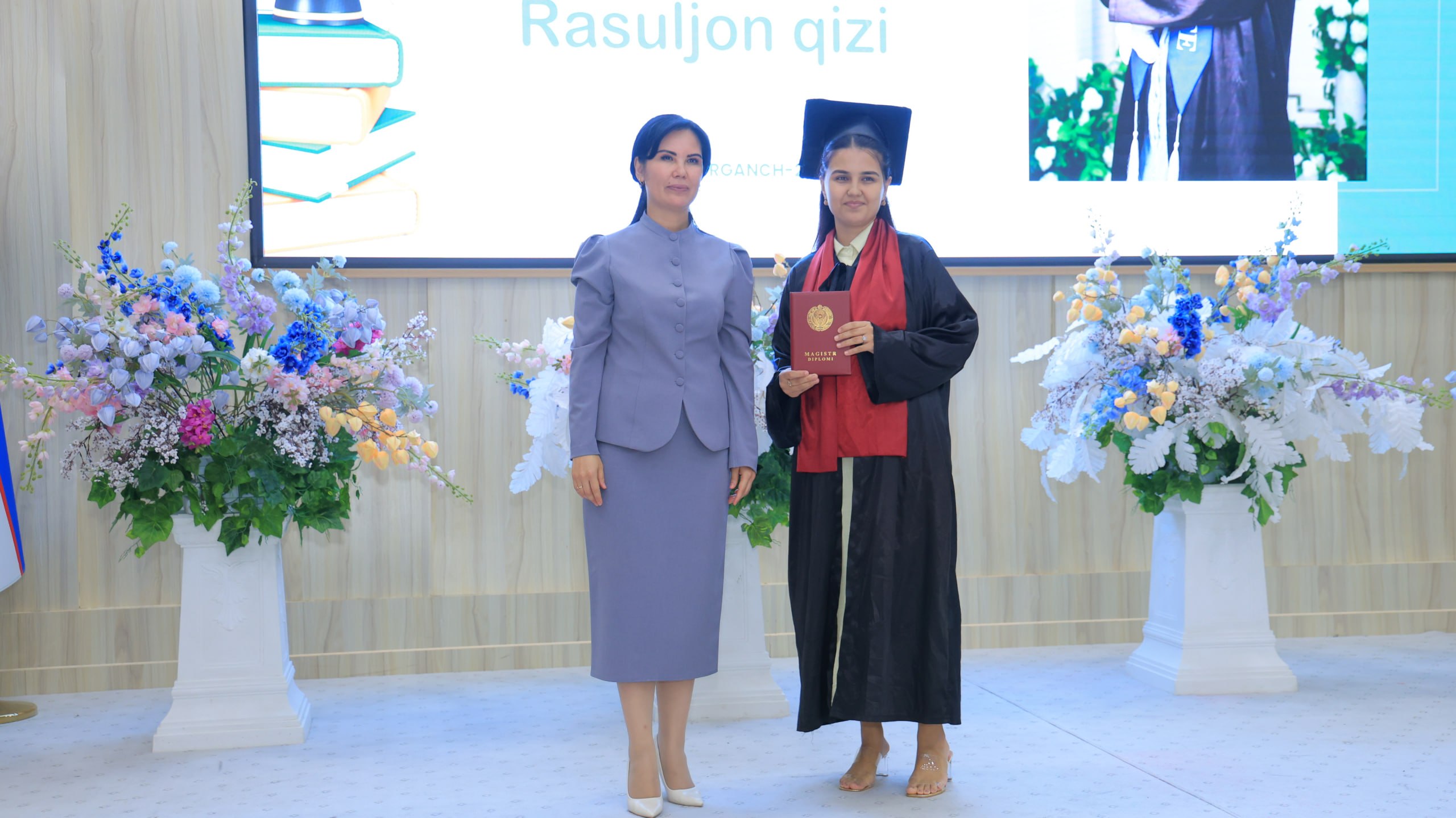Urganch davlat universitetida magistratura bitiruvchilariga diplom topshirish marosimi bo‘lib o‘tdi