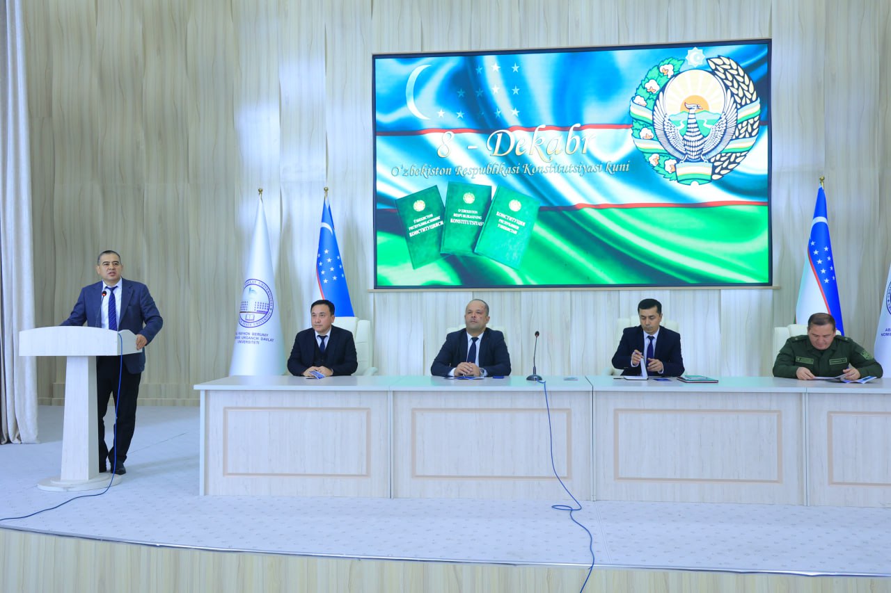 “Konstitutsiyaviy islohotlar va milliy rivojlanish” mavzusida ilmiy-amaliy anjuman bo'lib o'tdi