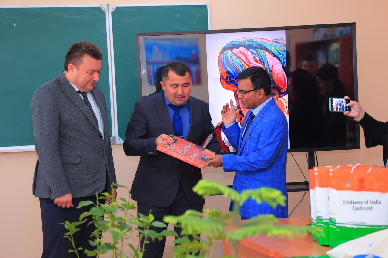 The delegation of the Indian Embassy in Tashkent visited Urgench State University