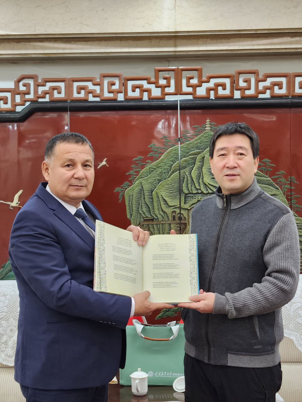 Rector of UrSU visited Gansu Agricultural University of China