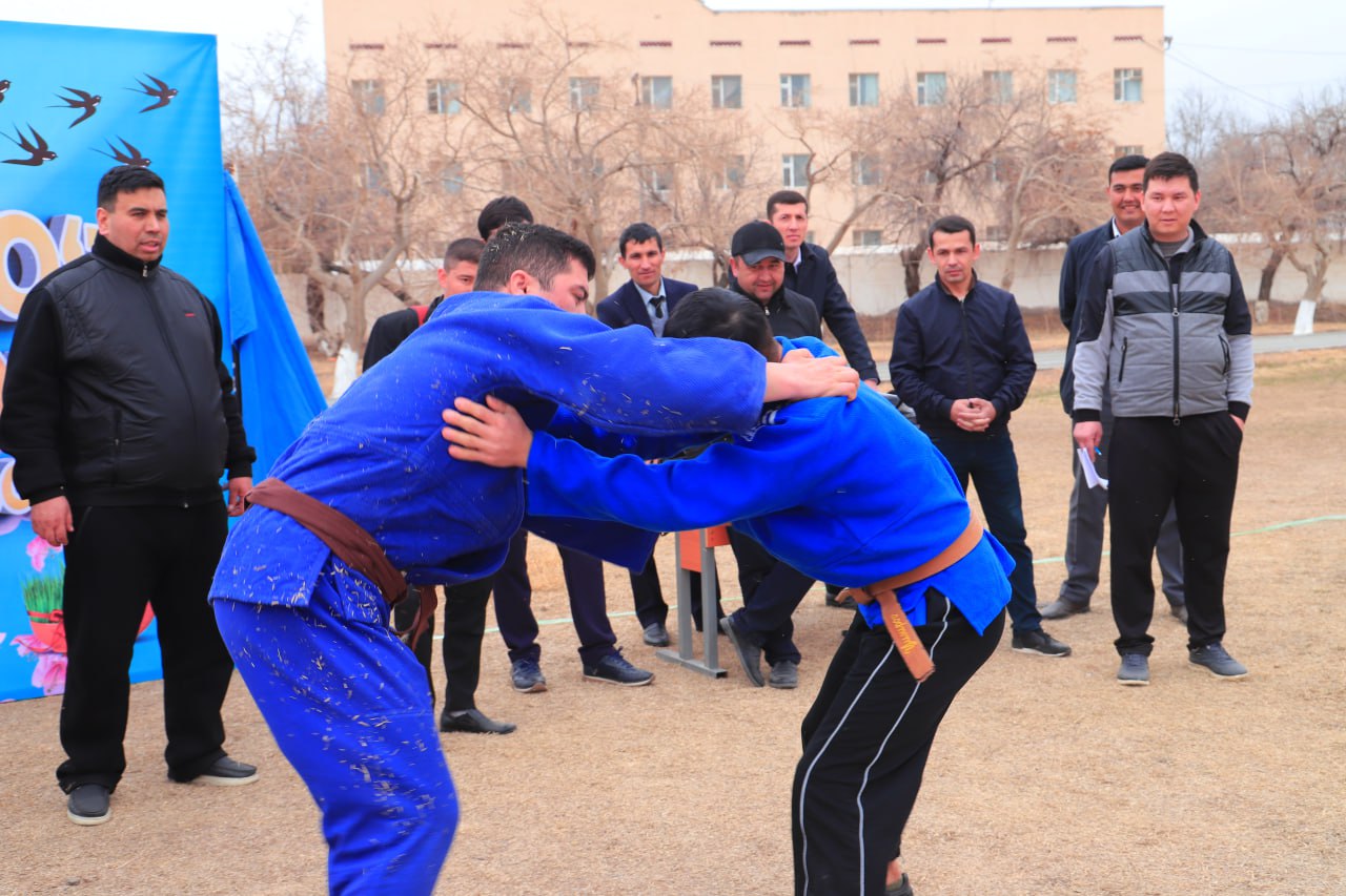 The competition of national sports and folk games was held
