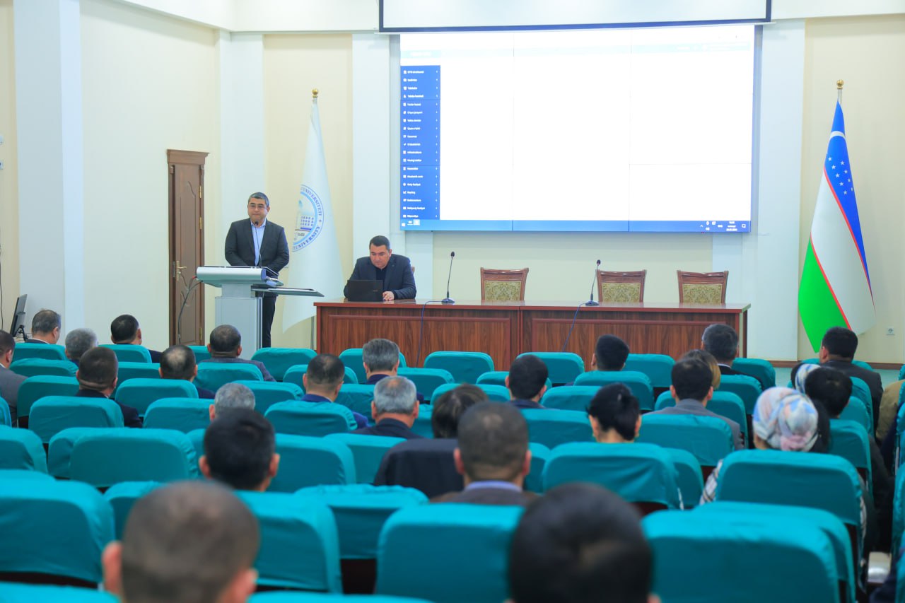 A seminar on the implementation of the KPI system was organized at Urgench State University.