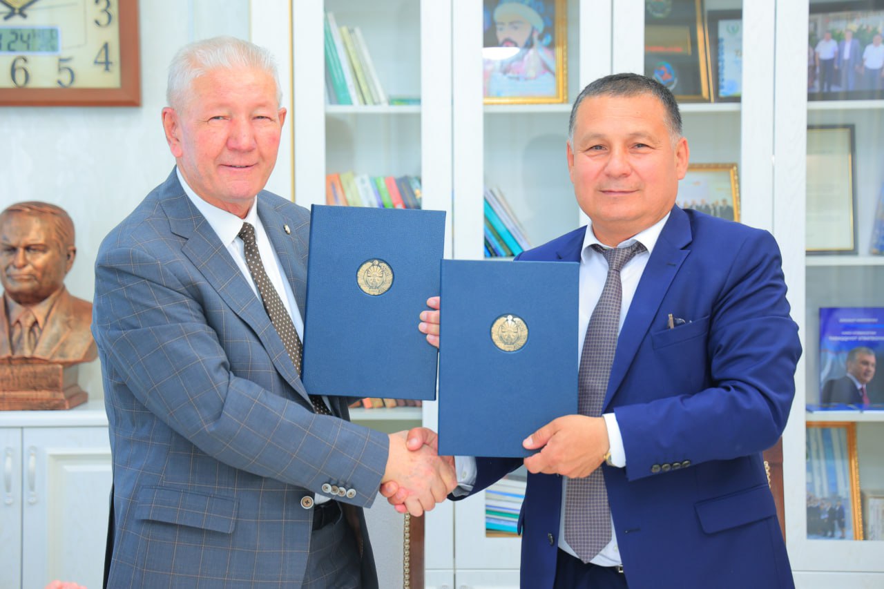Director of the Research Institute of Pedagogical Sciences of Uzbekistan named after Qori Niyozi, Academician Ibraimov Kholboy Ibragimovich visited Urgench State University