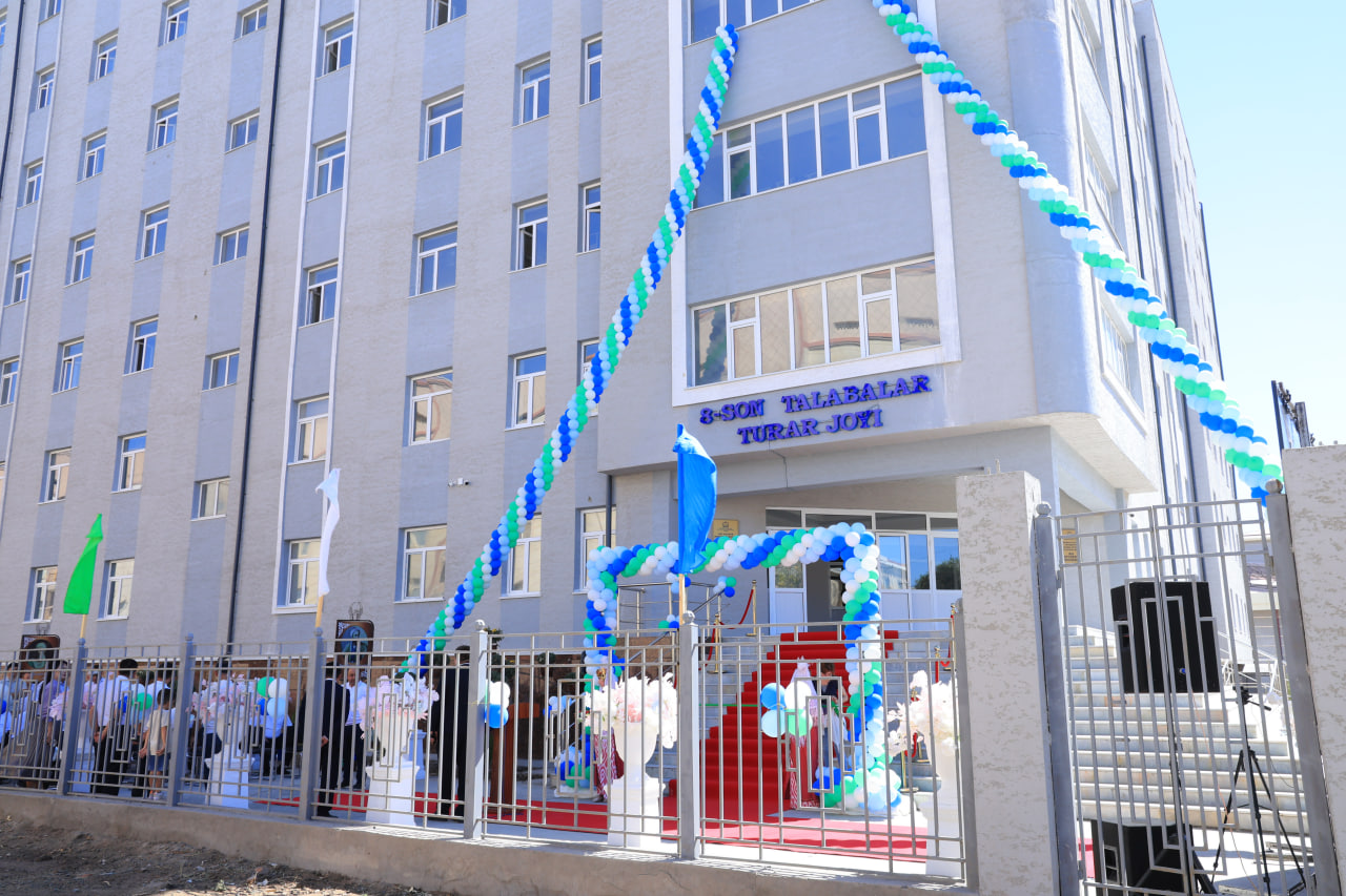600-bed student dormitory opened at Urgench State University