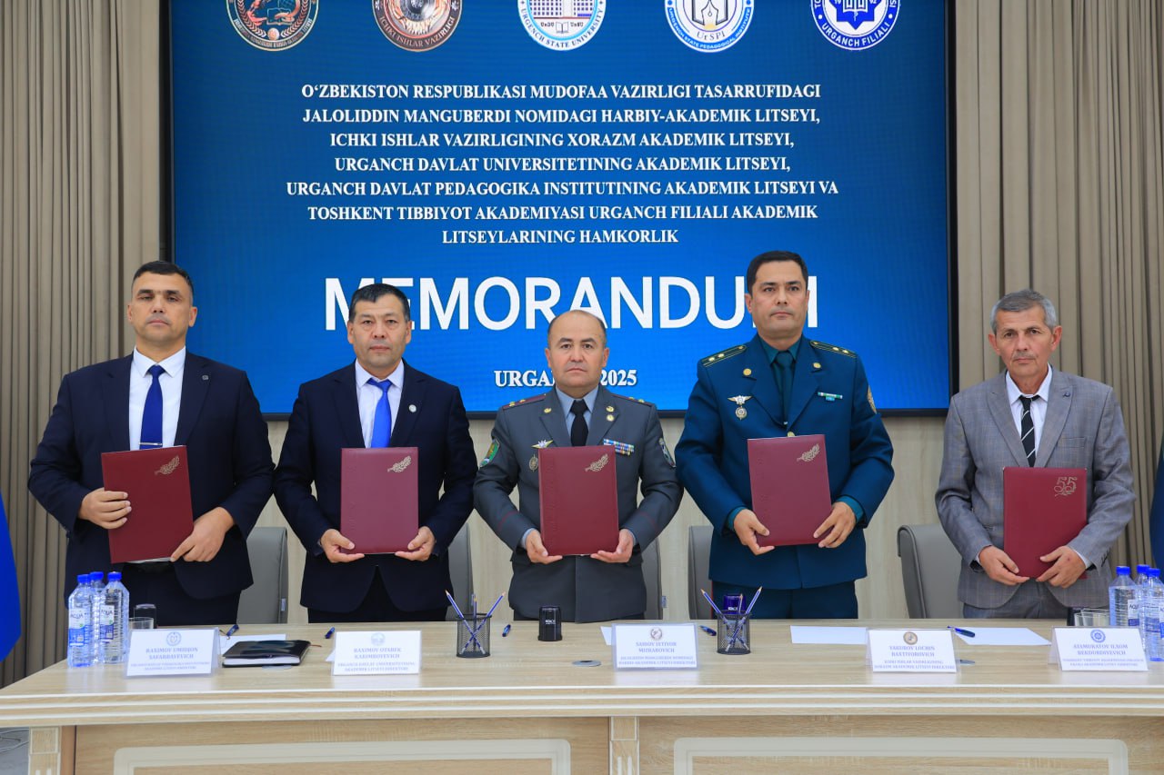 Akademik litseylar o‘rtasida hamkorlik memorandumi imzolandi