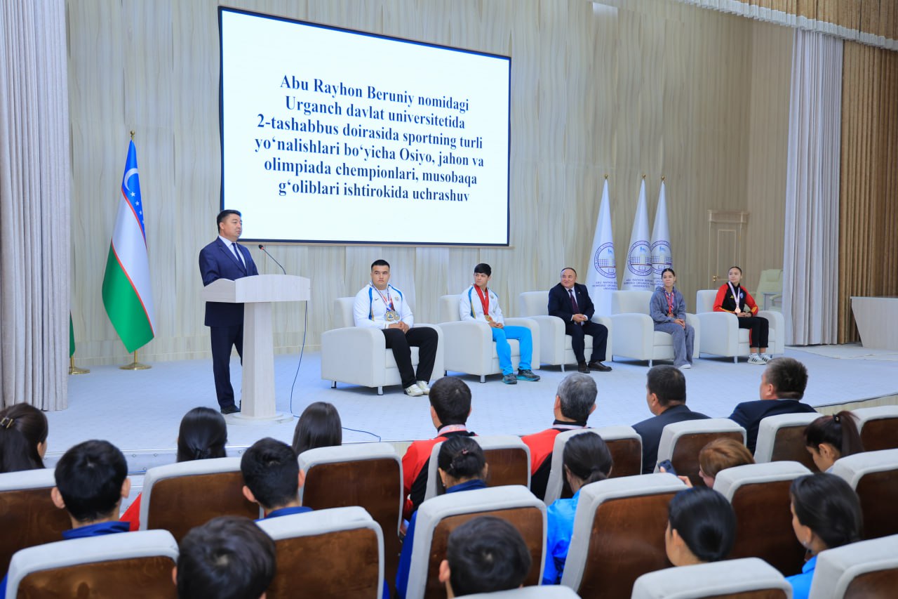 A meeting dedicated to achievements in the field of sports was held at Urgench State University