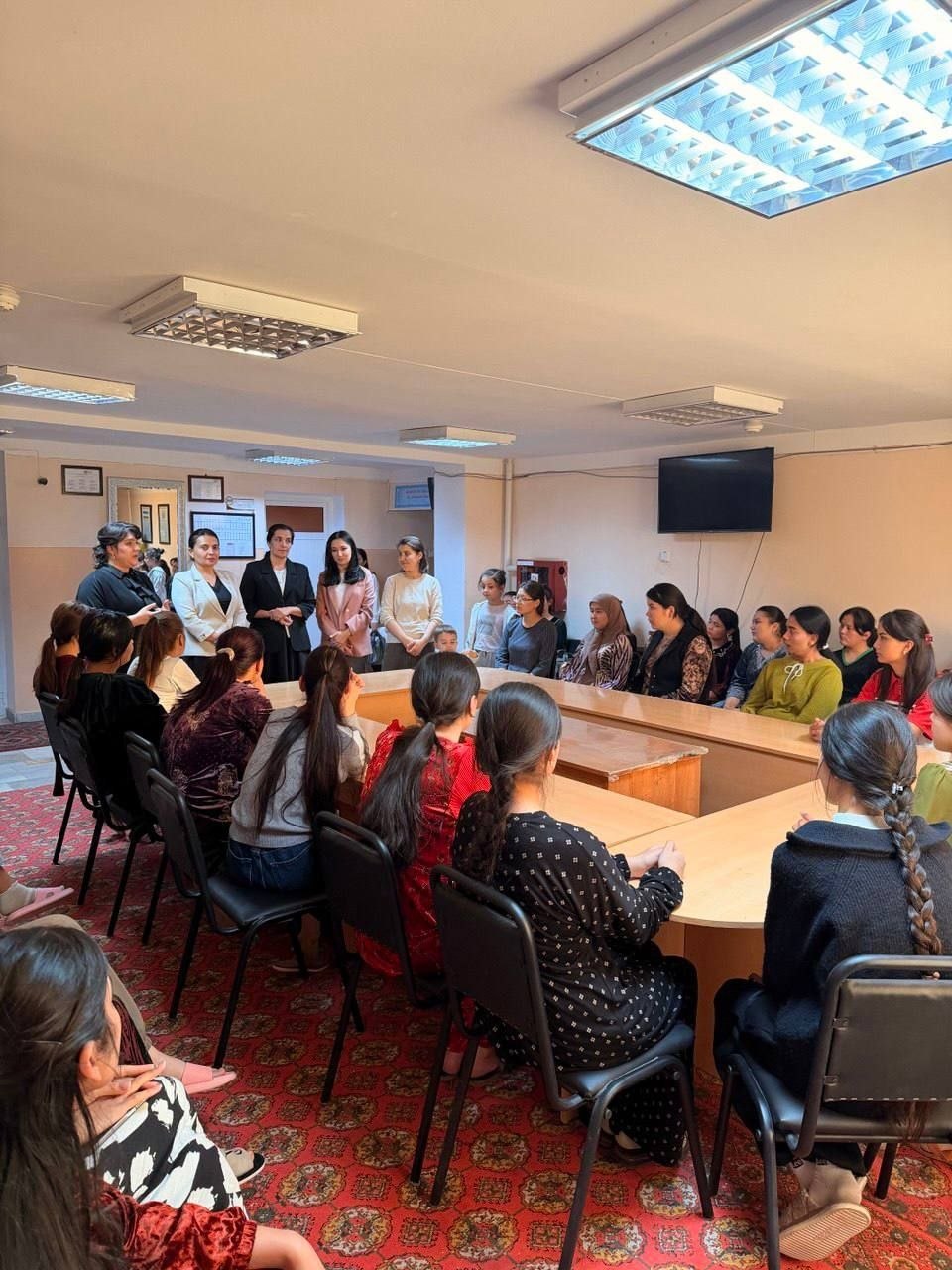 Meeting at the students Dormitory