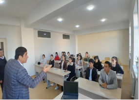 Head of the Department of Fruit and Vegetable Growing at Urgench State University S.Sadullaev held a scientific and theoretical seminar 