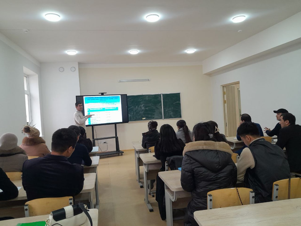 The scientific-theoretical seminar of Matyokubov Maksad, intern teacher of the Department of Fruit and Vegetables of Urganch State University, on the 
