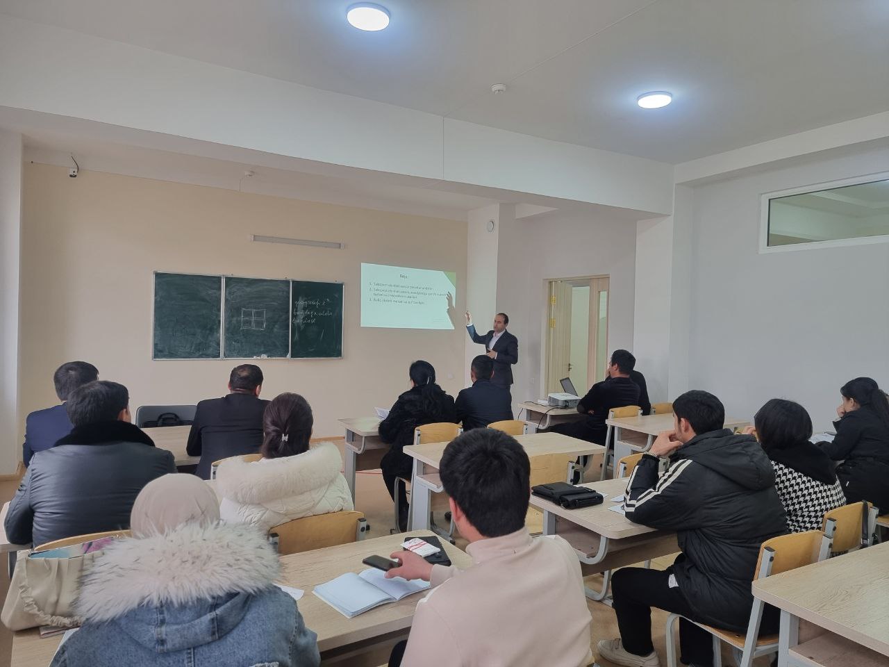 Scientific-theoretical seminar of Atajanov Temur, intern teacher of the Department of Fruit and Vegetables of Urganch State University on biological c