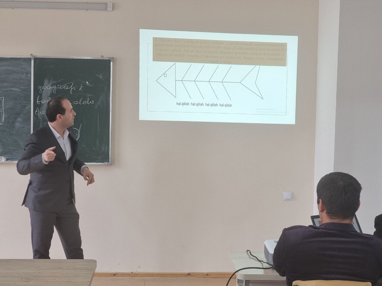 Scientific-methodical seminar of Atajanov Temur, an intern teacher of the Department of Fruit and Vegetables of Urganch State University, on the topic