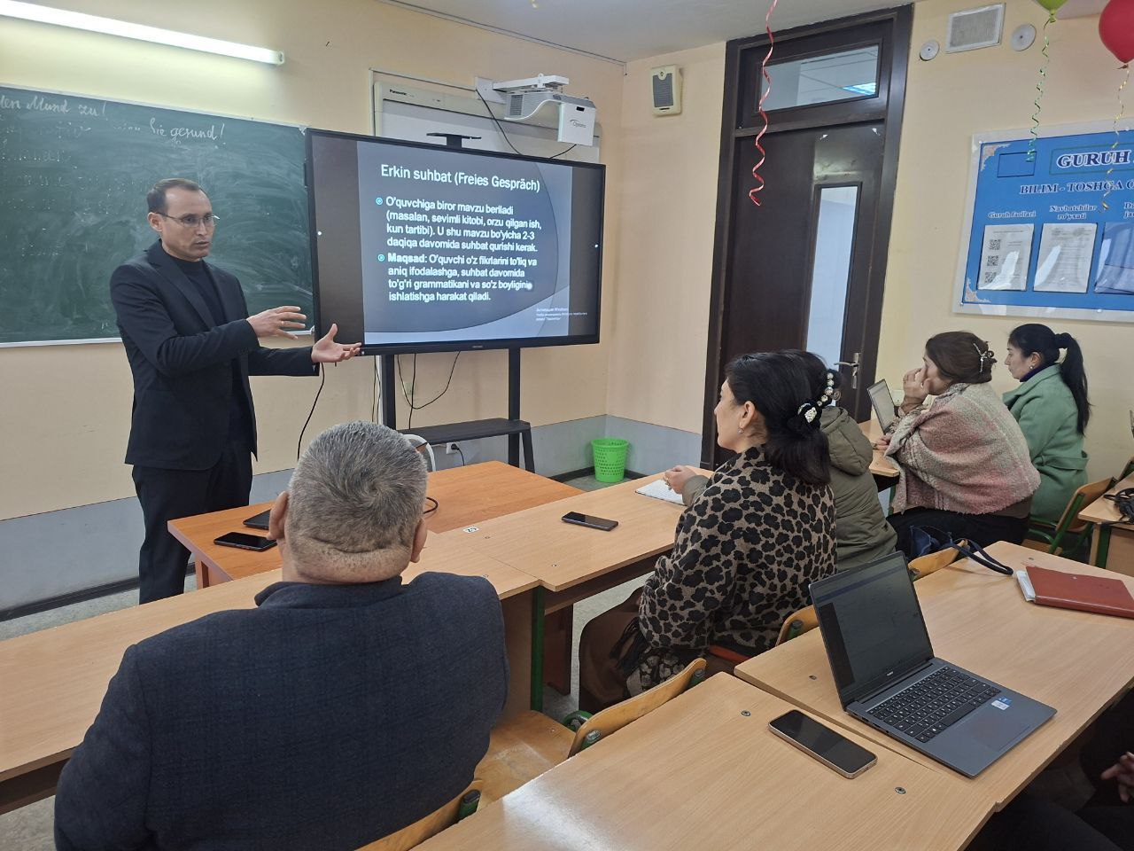 Abu Rayhon Beruniy nomidagi Urganch davlat universiteti Xorijiy filologiya fakulteti “Roman–german filologiyasi” kafedrasida 9-yanvar kuni 430-xonada 