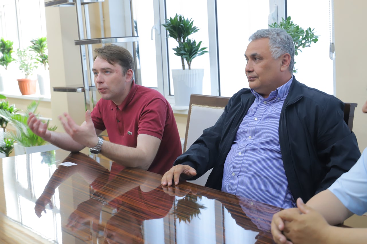 DUSHANBE, BELARUSIAN STATE UNIVERSITY OF FOOD AND CHEMICAL TECHNOLOGIES ROMAN ALEKSANDROVICH VISITED URGENCH STATE UNIVERSITY