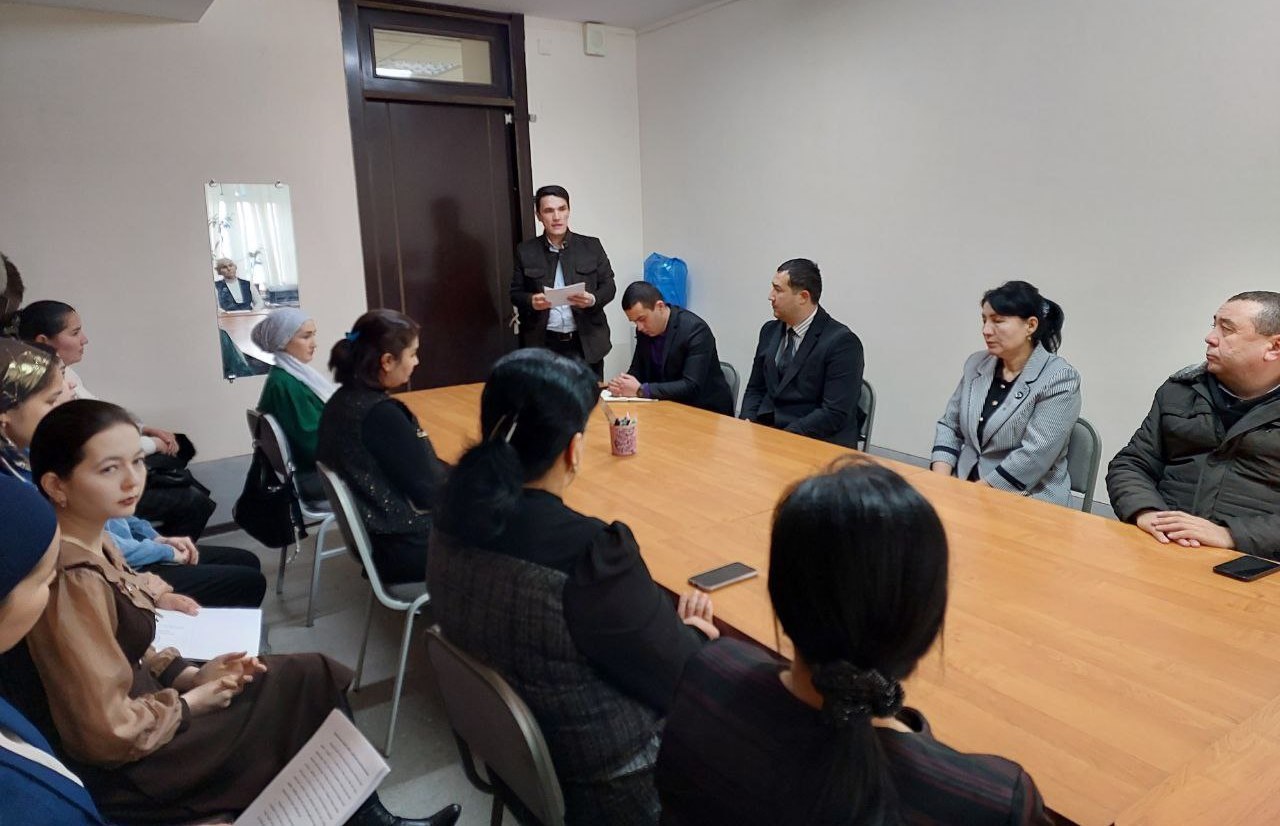 A department meeting seminar was held