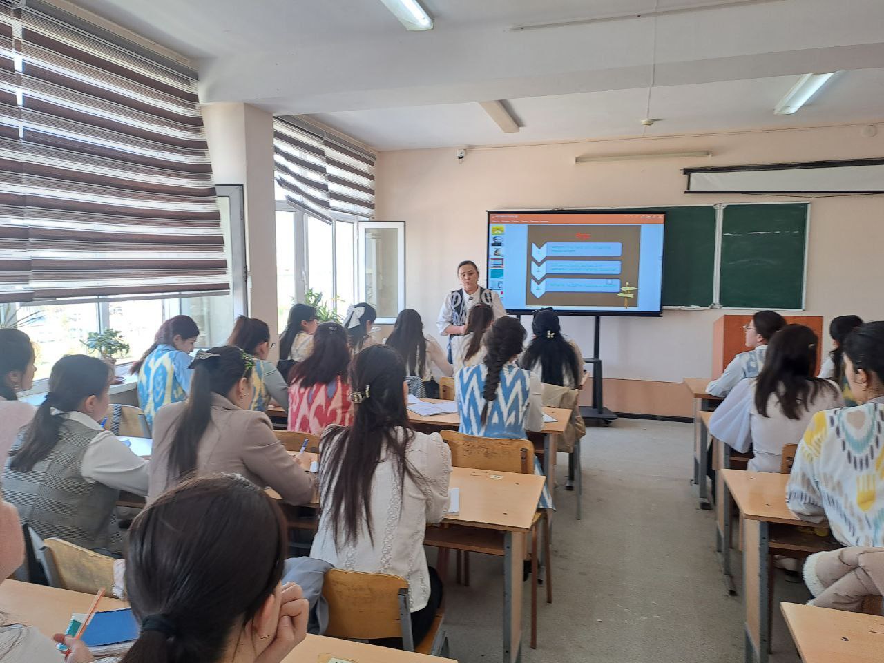 На кафедре узбекского языка и литературы организованы открытые занятия.
