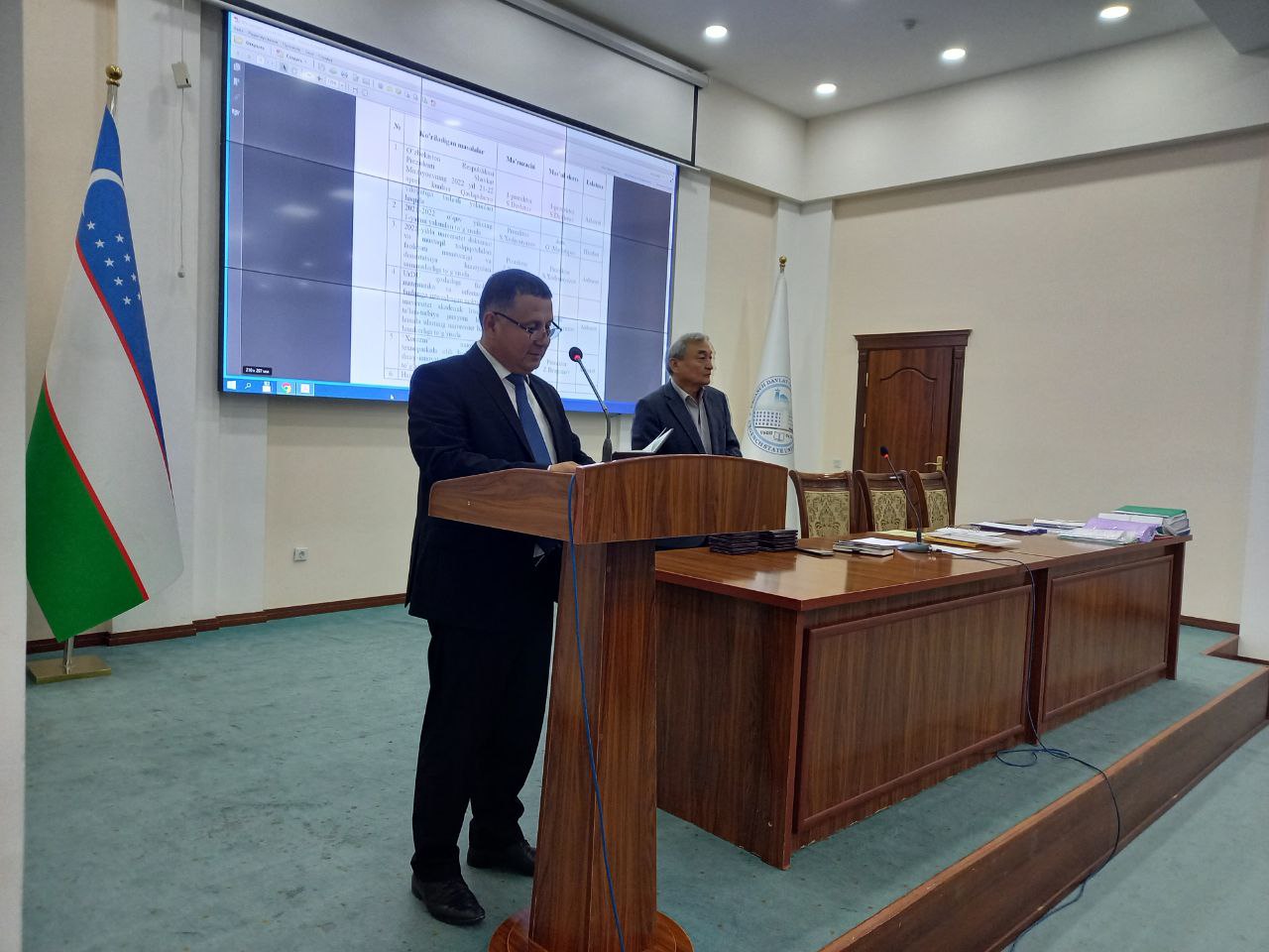 The 9th meeting of the Council of Urgench State University was held
