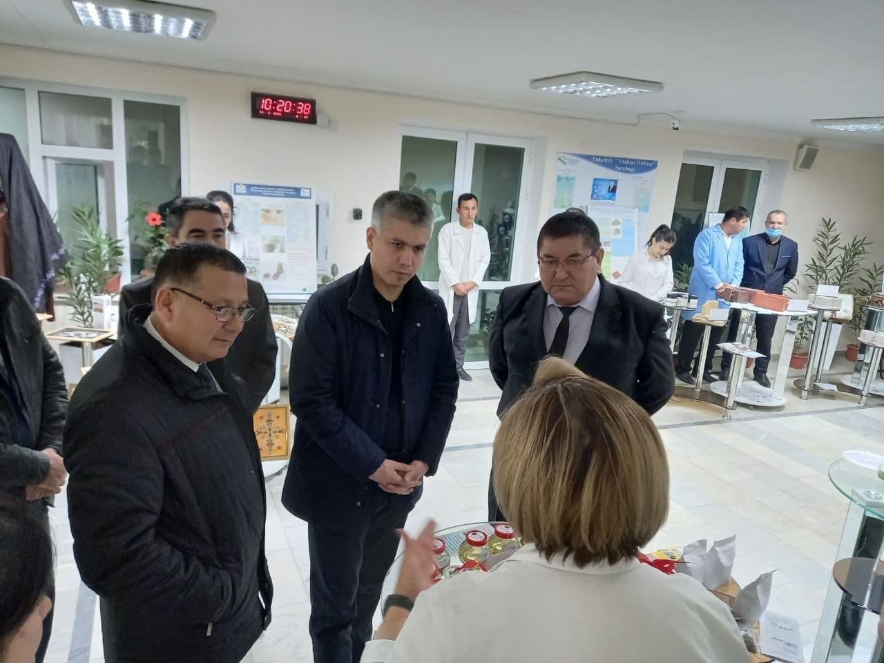 Deputy Minister of Higher and Secondary Special Education Hakimov Rakhimjon Rasuljonovich visited the Chemical Technology Faculty
