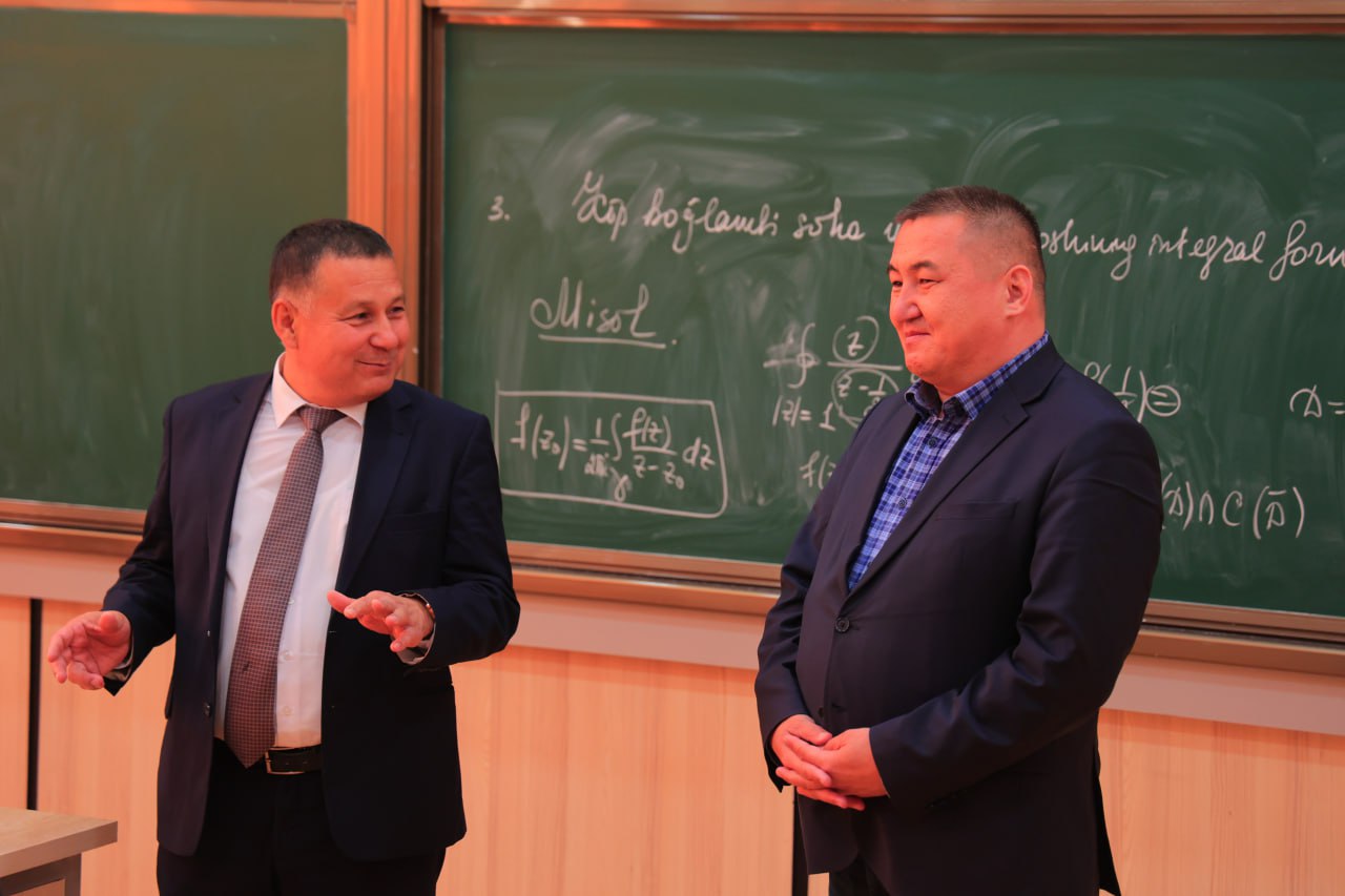 urdu.uz, Qoraqalpoq davlat universiteti rektori UrDUda bo′ldi