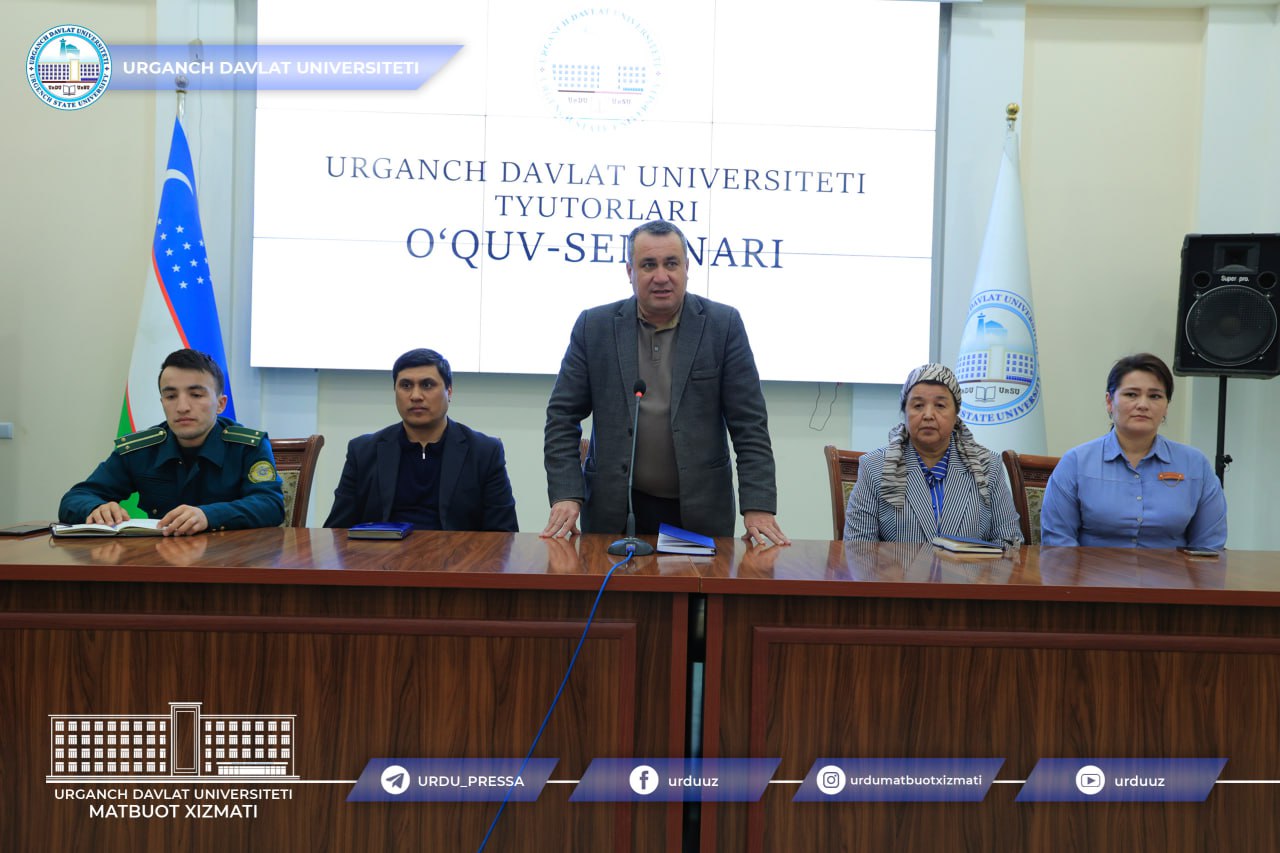 The next session of the regular training seminar for tutors was held