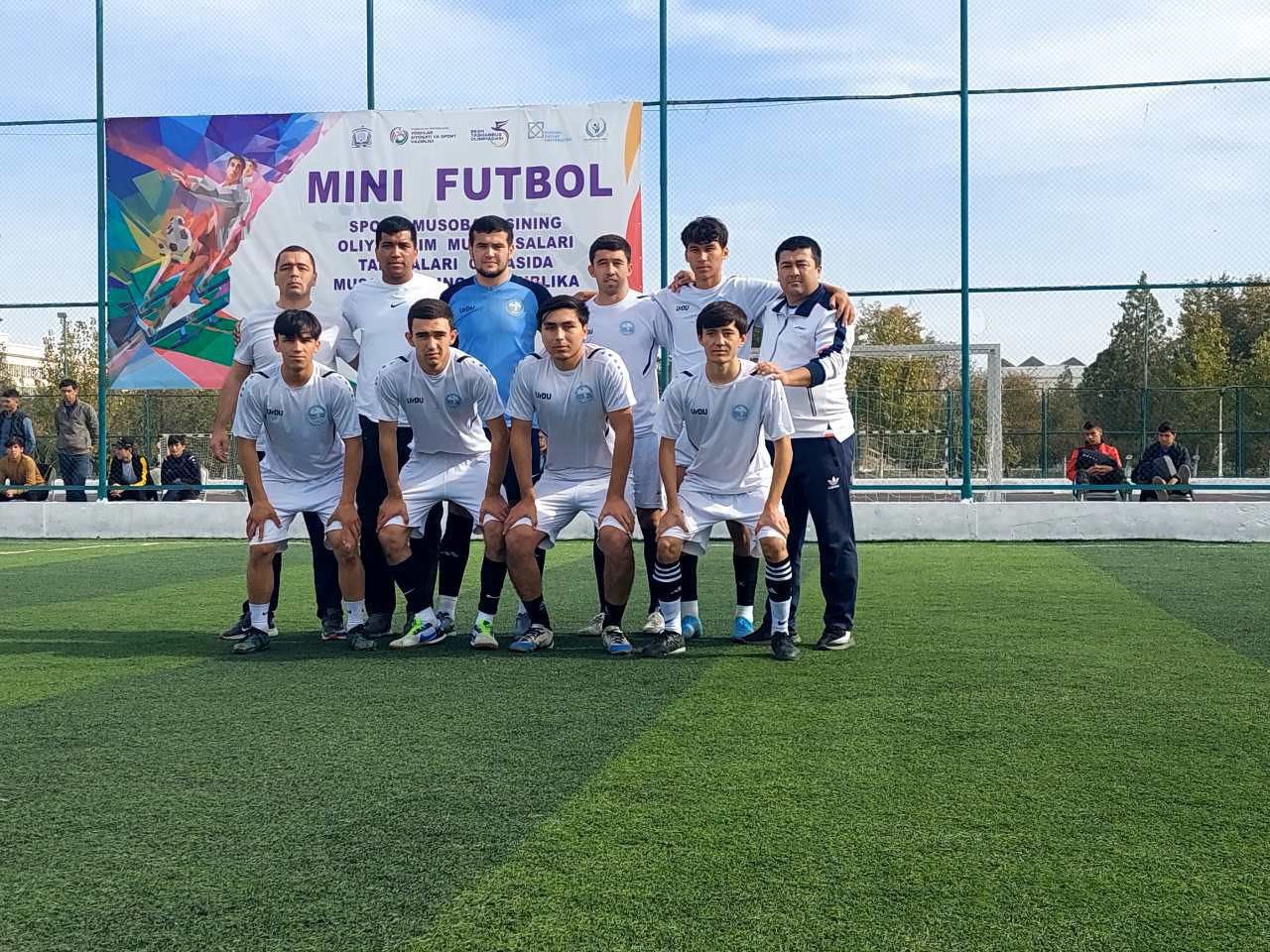 The victory was recorded: our university team won the 1st place in Mini-football