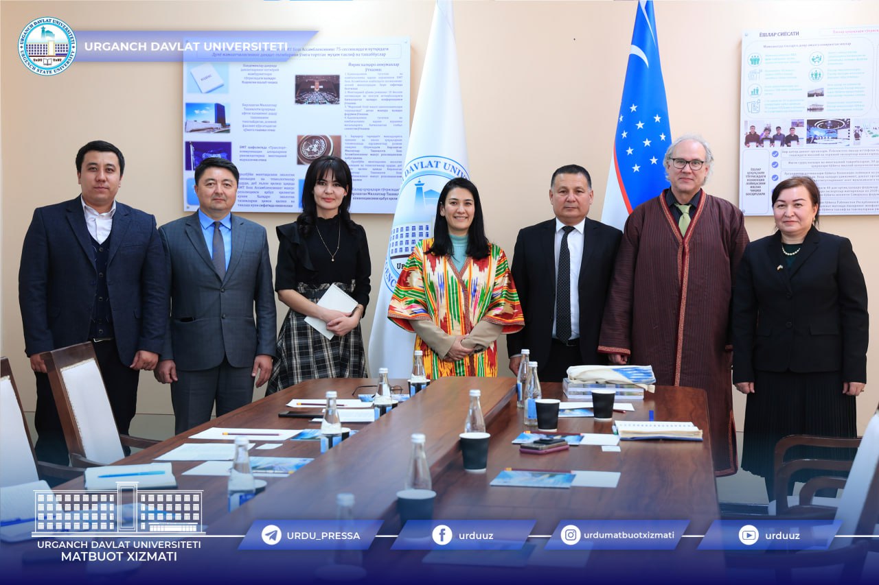 urdu.uz, AQShning Toshkentdagi elchixonasi vakillari Urganch davlat universitetiga tashrif buyurdi