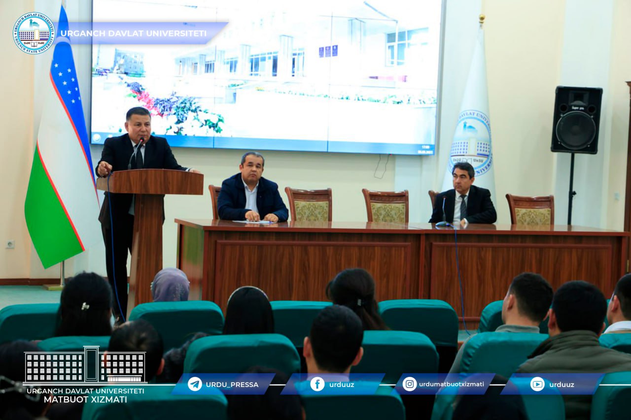 The management of the university met with newly accepted masters