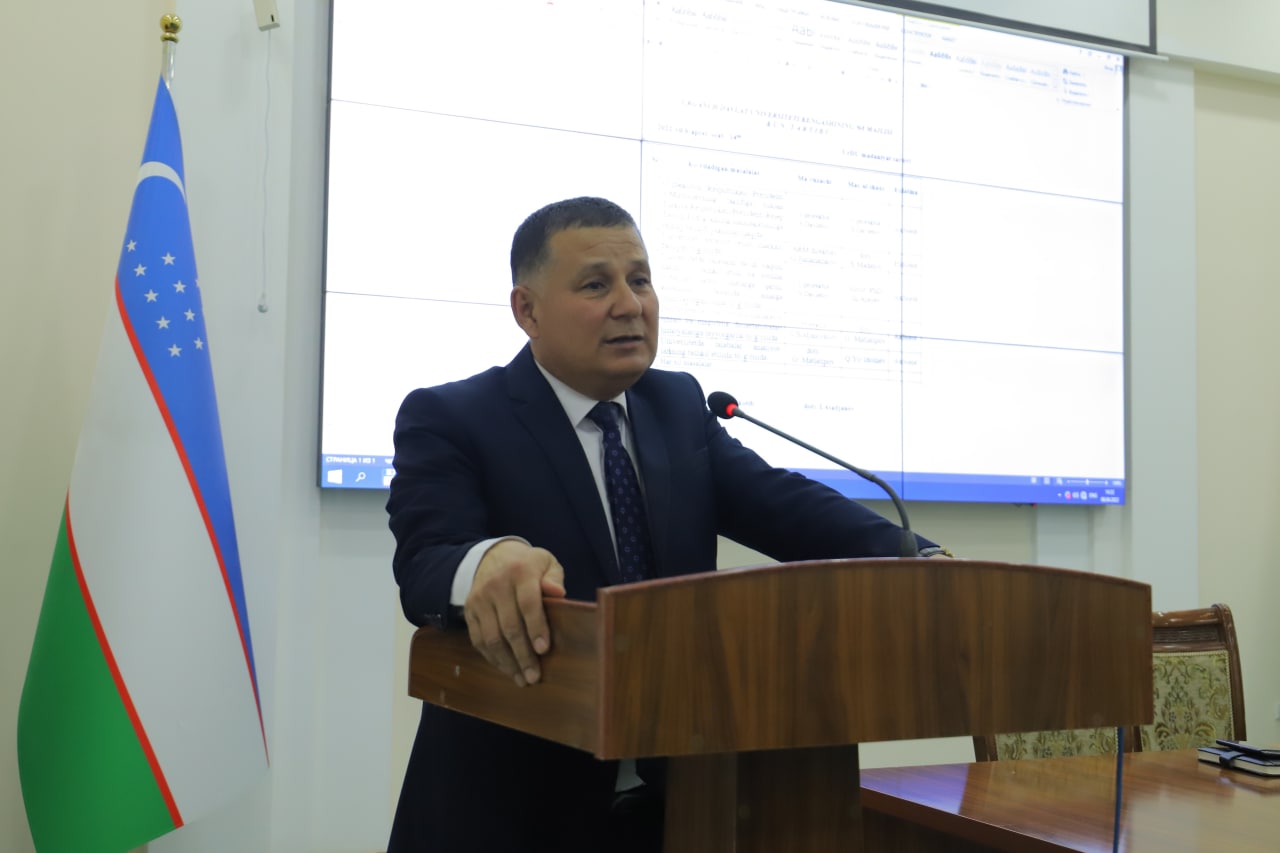 Состоялось 8-е заседание Совета Ургенчского государственного университета