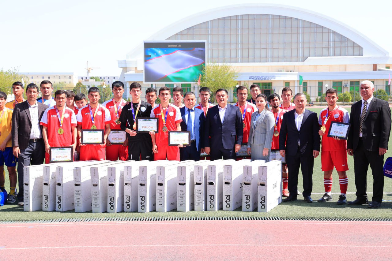Khorezm region hosted the national football finals of Universiade sports competitions