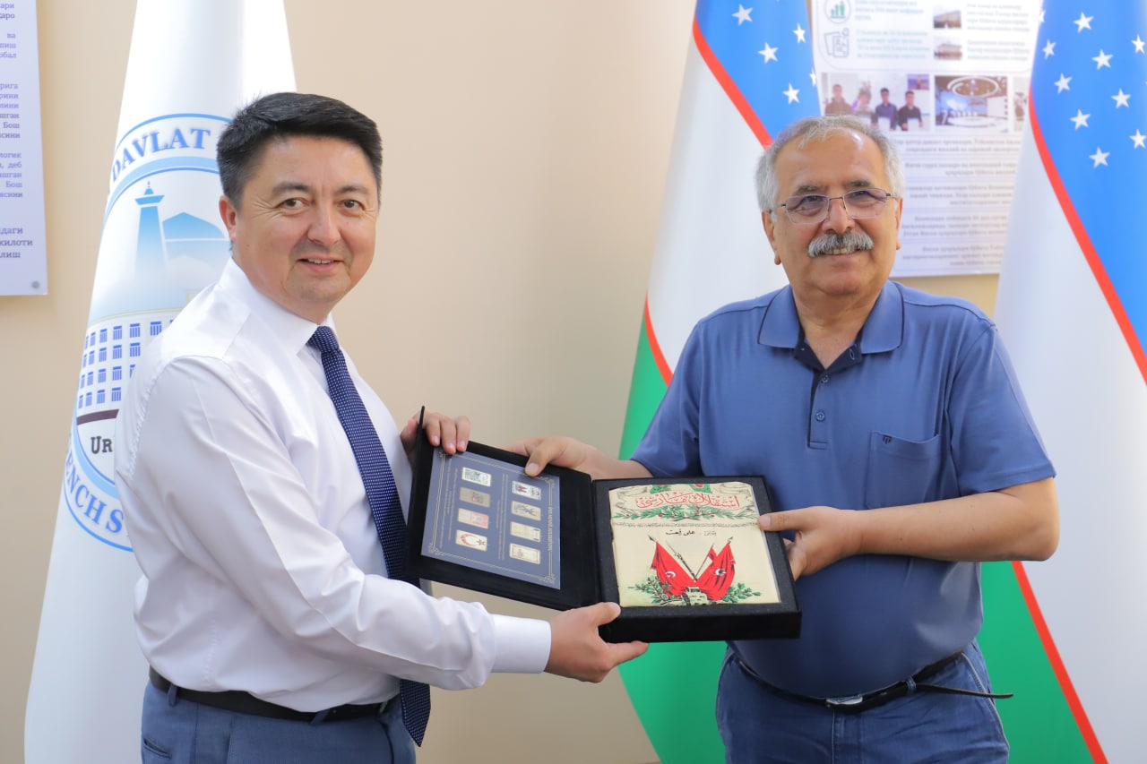 urdu.uz, Turkiya delegatsiyasi aʼzolari Urganch davlat universitetiga tashrif buyurdilar