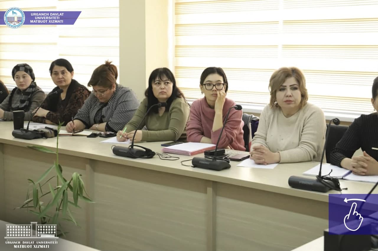 urdu.uz, Urganch  davlat universiteti professor-o’qituvchilari uchun kredit-modul tizimi asosida ta’lim jarayonlarini tashkil etish bo’yicha qisqa muddatli seminar-treninglar tashkil etilmoqda
