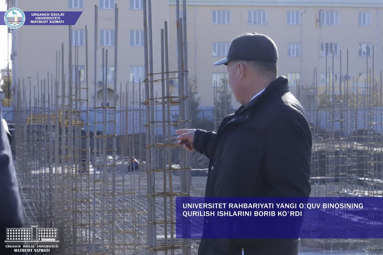 The university administration inspected the construction of a new academic building