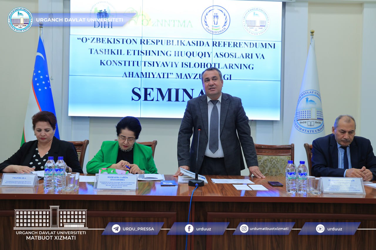 A seminar was organized on the topic 