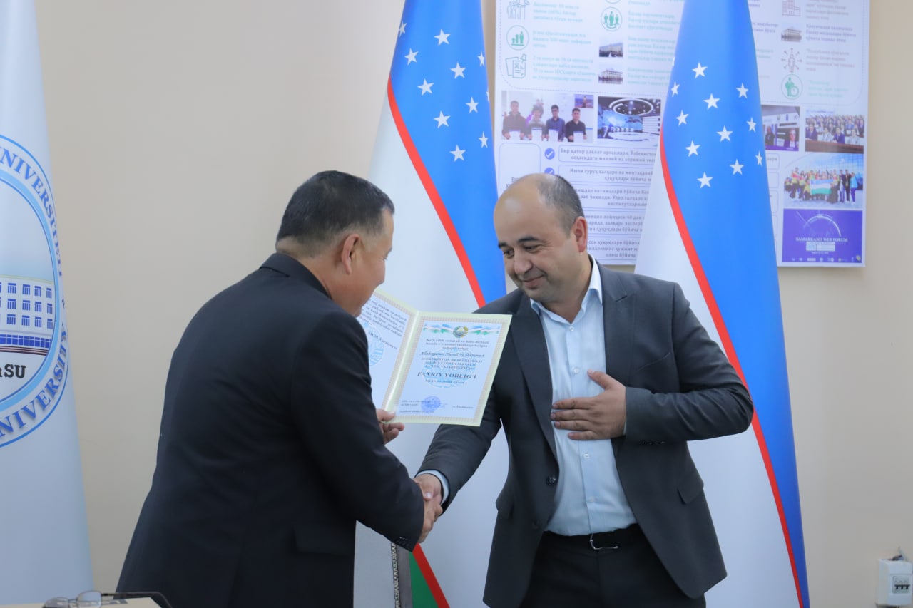 urdu.uz, Urganch davlat universitetining bir guruh professor-oʻqituvchilari vazirlik eʼtiborida