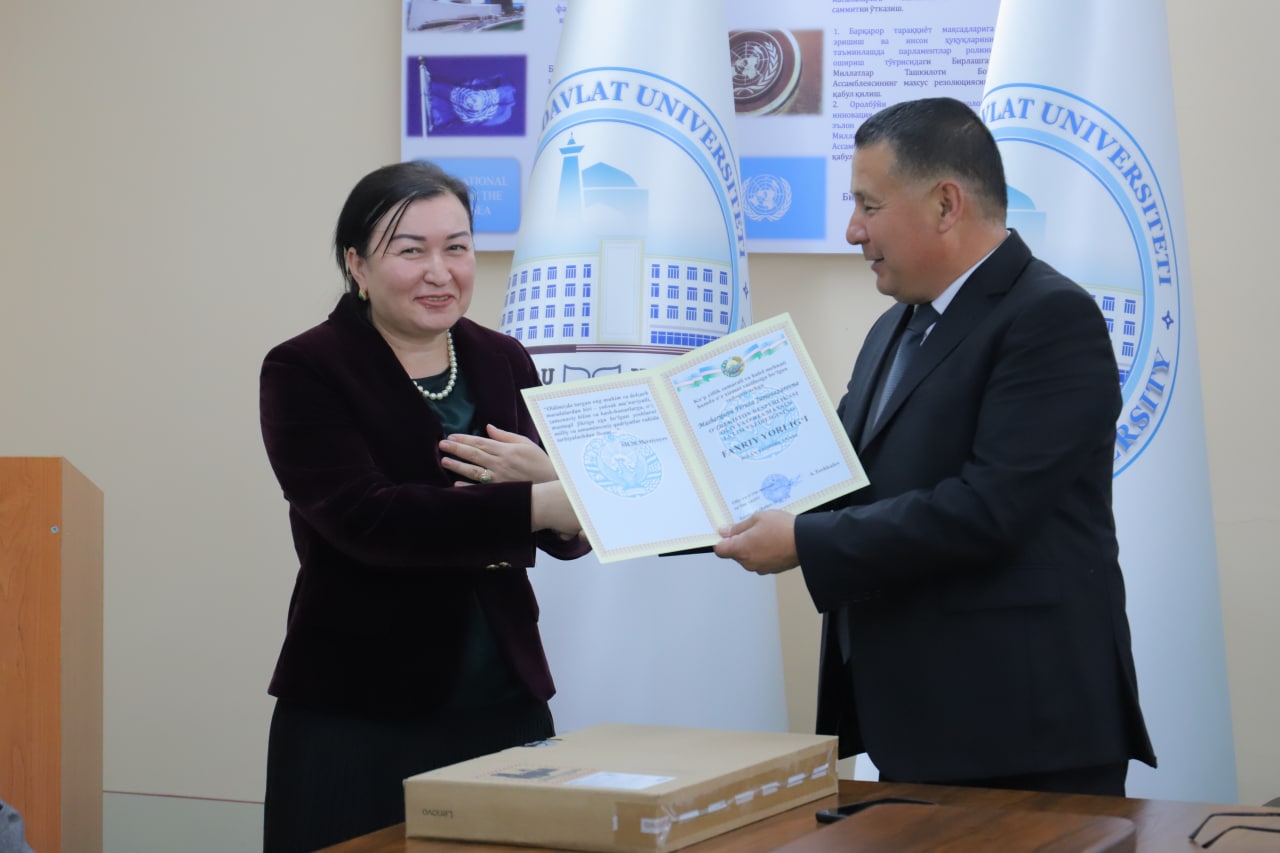 urdu.uz, Urganch davlat universitetining bir guruh professor-oʻqituvchilari vazirlik eʼtiborida