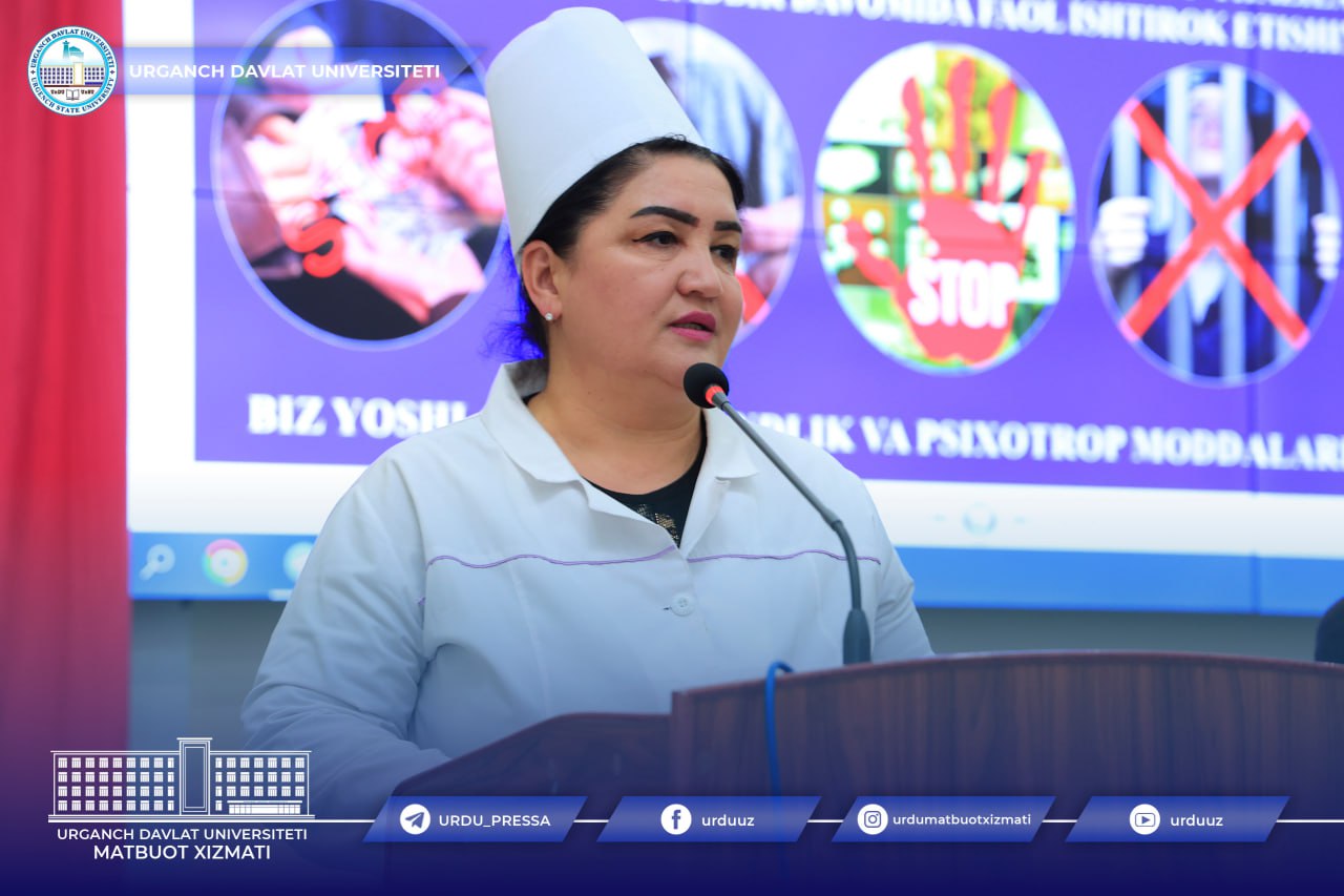 urdu.uz, Fevral oyi - " Yoshlar orasida giyohvandlik vositalariga qarshi kurash oyligi" munosabati bilan tadbir o'tkazildi