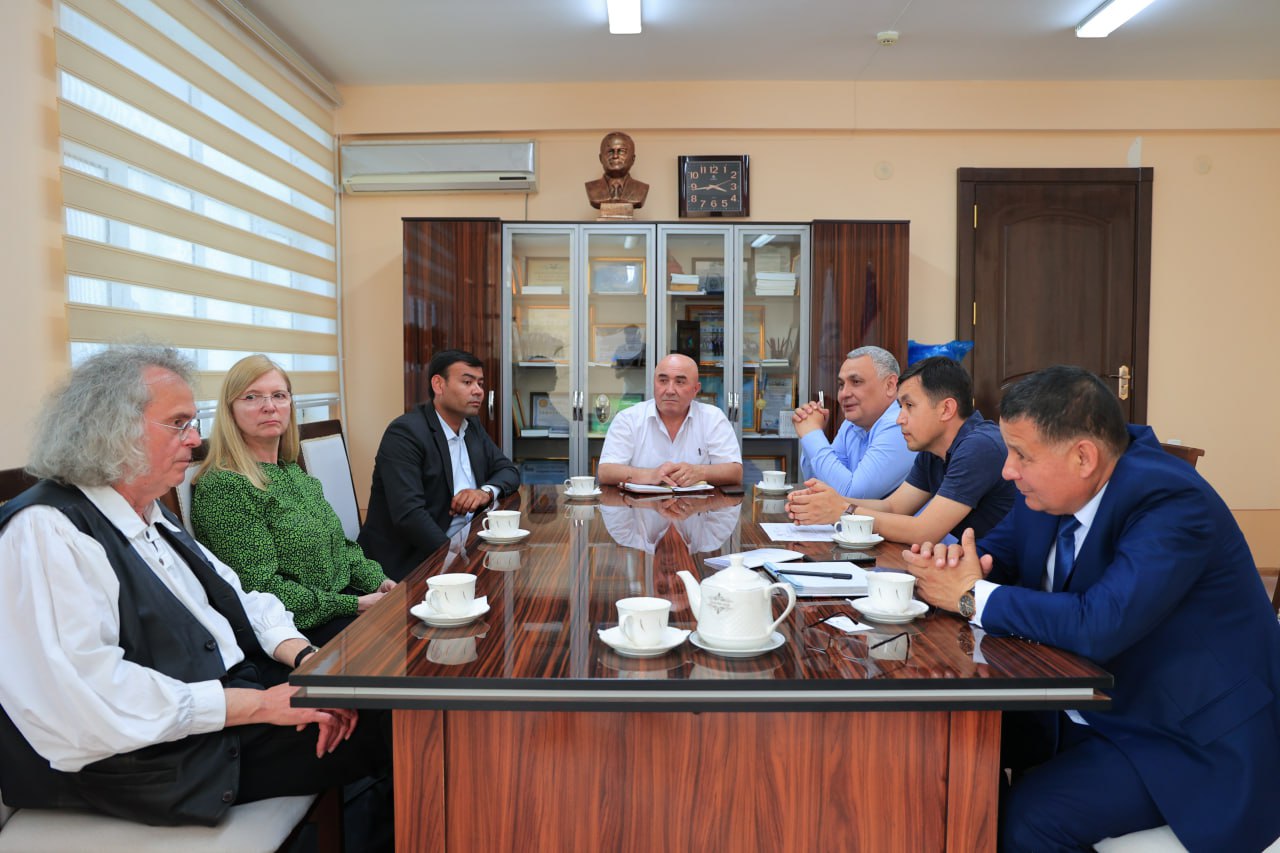 Rector's meeting with professors of Martin Luther University of Germany was held