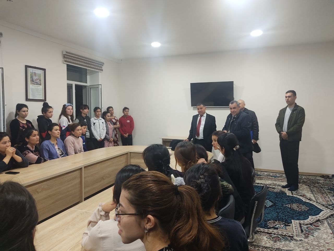 Visit of UrSU administration to the Student Dormitory