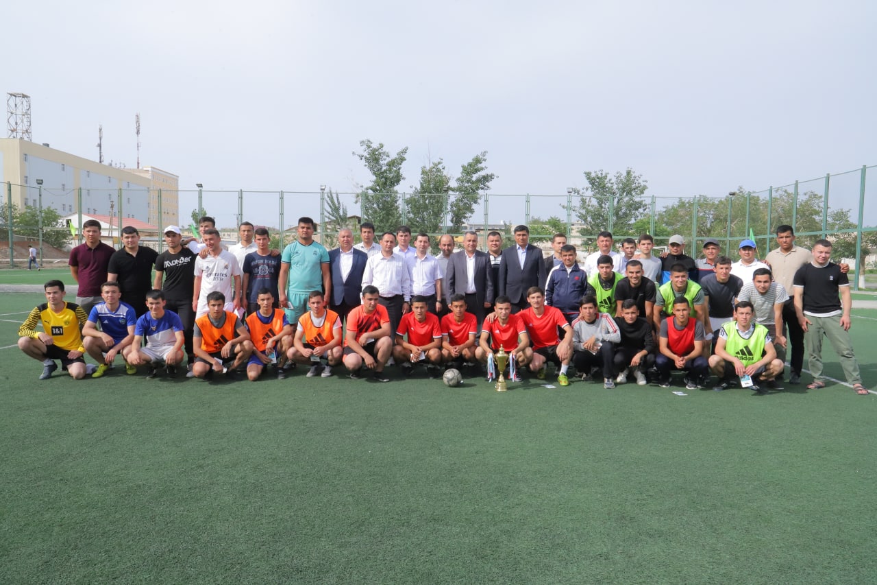 The qualifying round of the Mini football Students' Cup sports compitations was held at Urgench State University