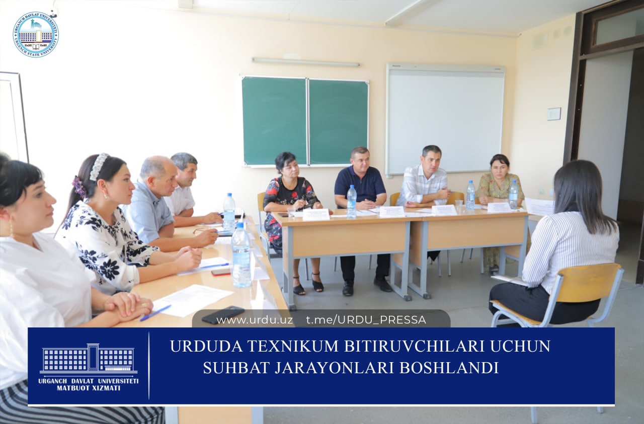 The interview process for technical college graduates has started at UrSU