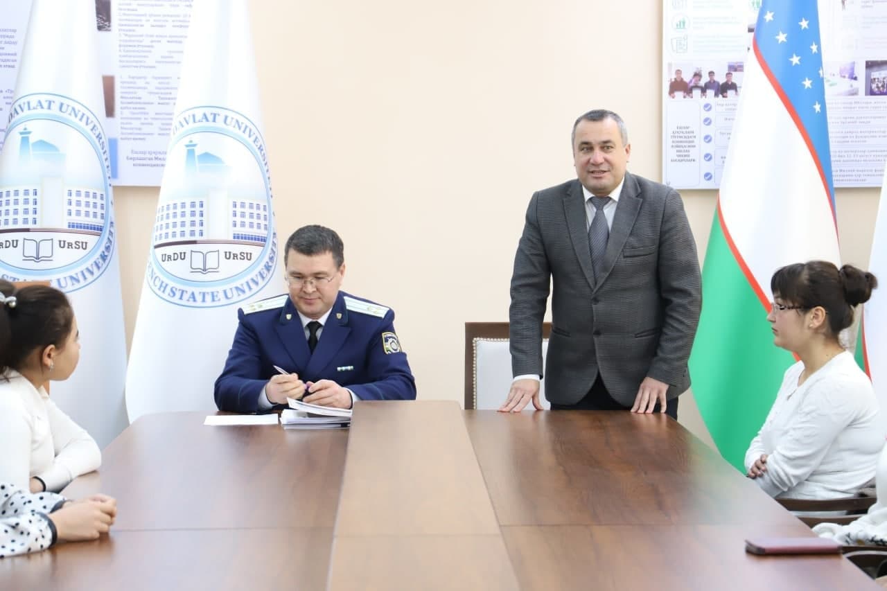 Prosecutor and youth meeting