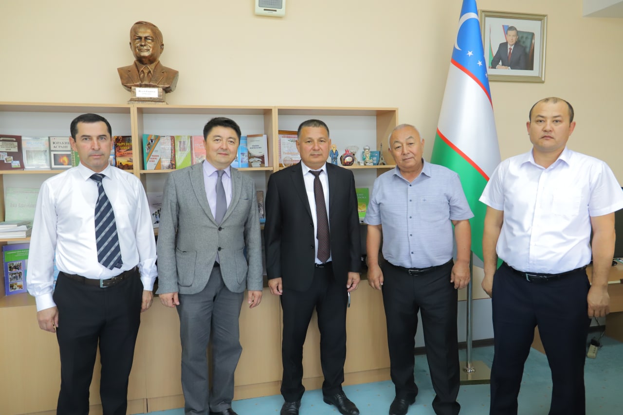 A working group is conducting observations at Urgench State University